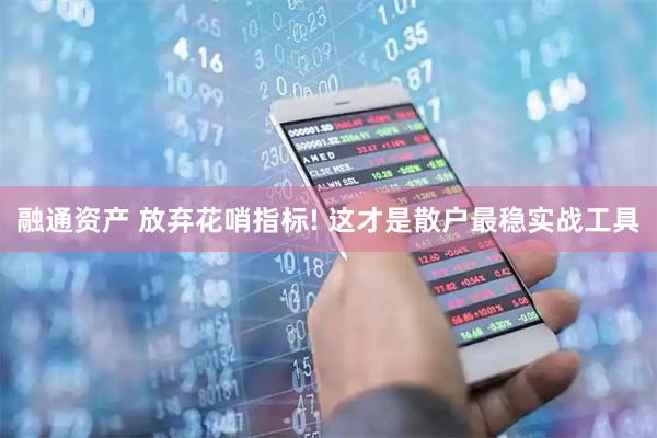 融通资产 放弃花哨指标! 这才是散户最稳实战工具