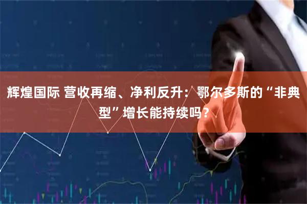 辉煌国际 营收再缩、净利反升：鄂尔多斯的“非典型”增长能持续吗？